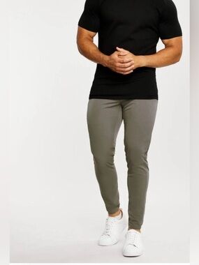 Tailored Athlete Olive Green Everyday Tech Trousers